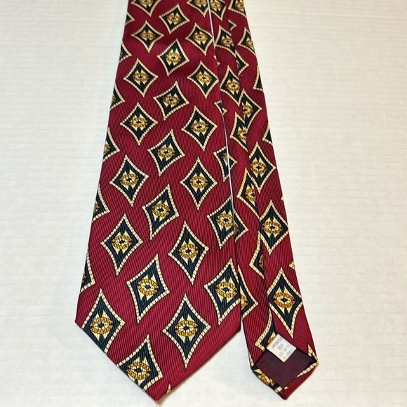 SADDLEBRED Silk Red Tie 55” - Picture 5 of 5